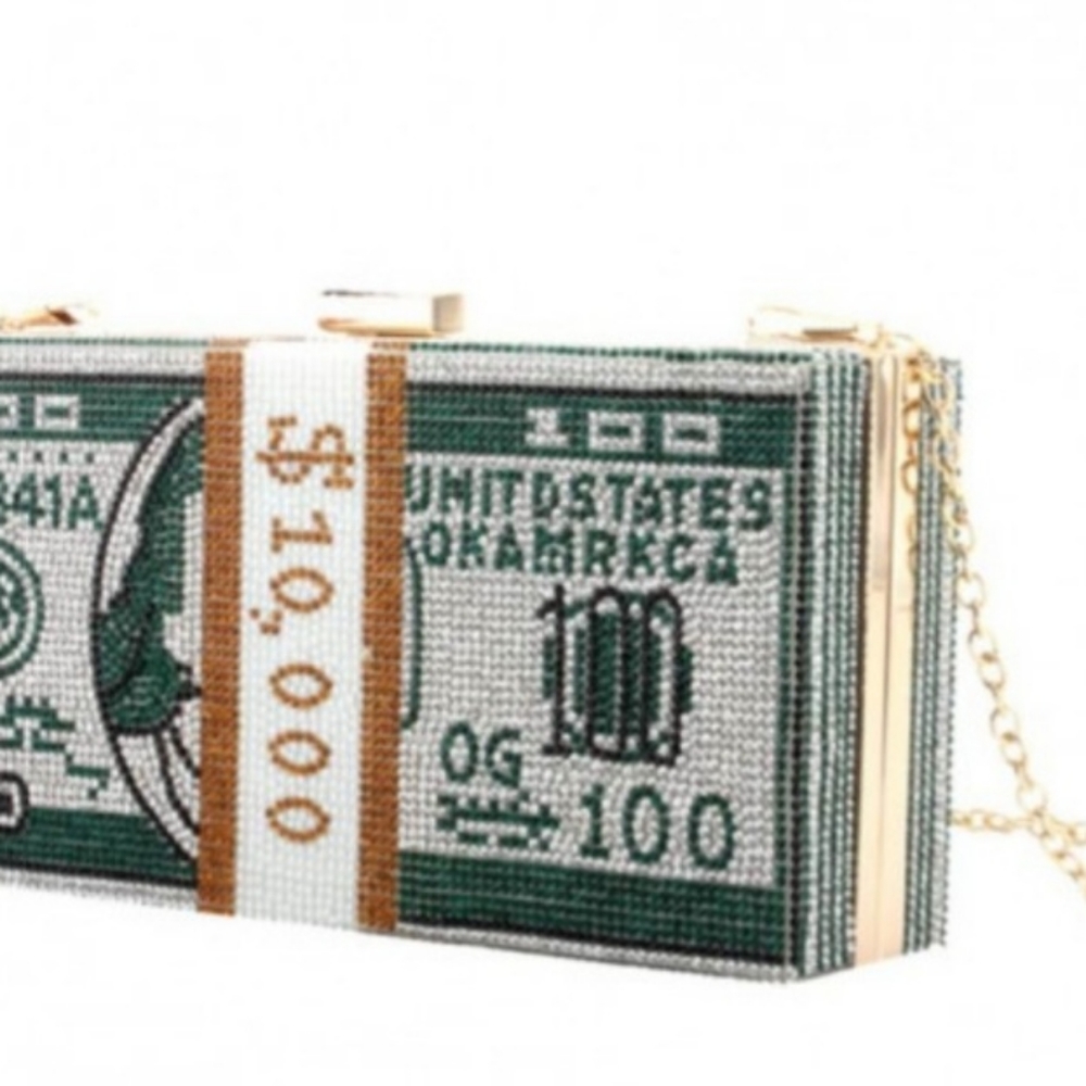 Bling Crossbody Shoulder bag (GREEN)